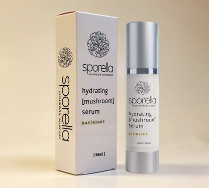 Sporella Hydrating Mushroom Face Serum – Tremella (Snow Mushroom), Reishi, Lion's Mane & Shiitake